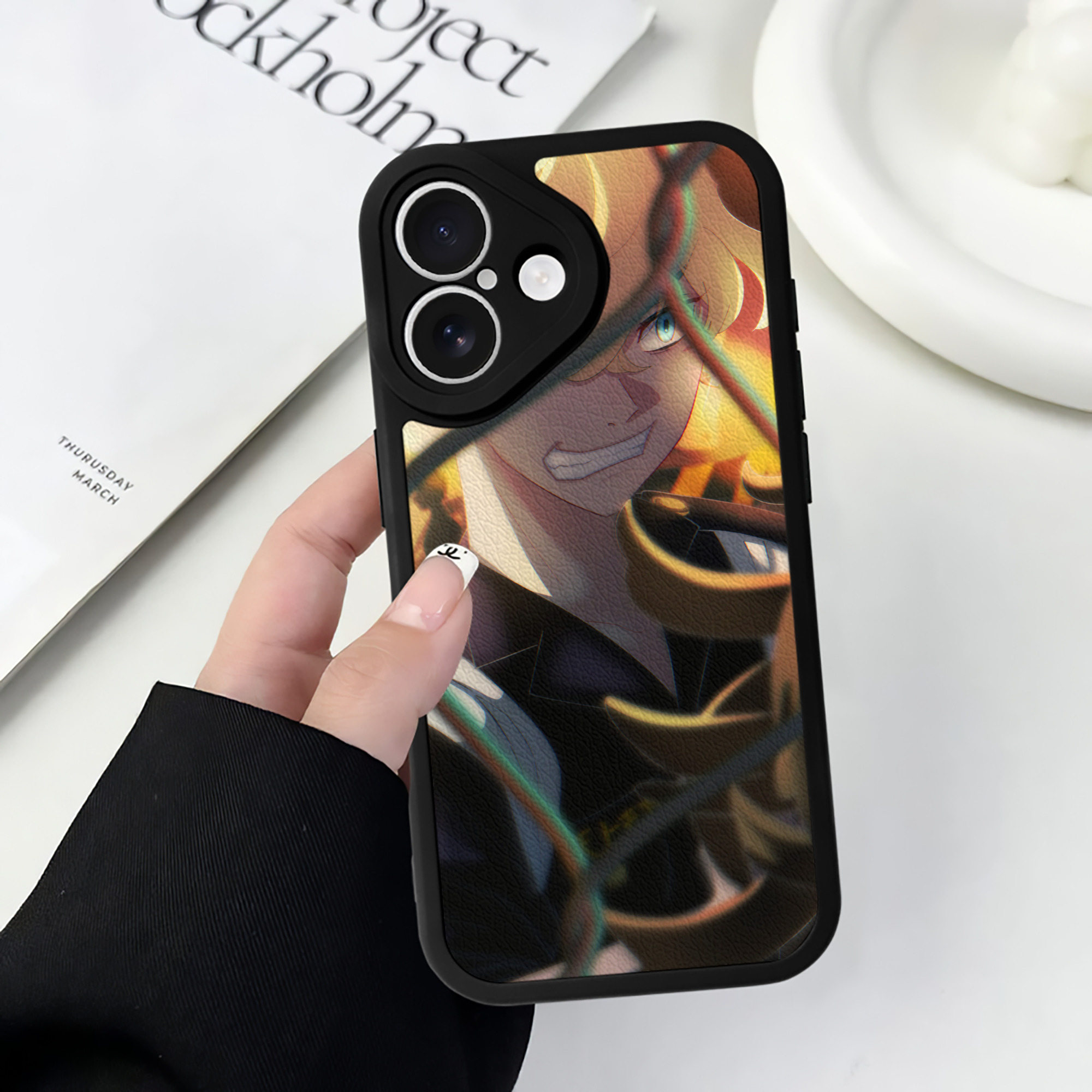 （画像用） 東京リベンジャーズ Tokyo Revengers 【iPhone 16シリーズ対応】シリコンスマホケース（レザー調） 材質：シリコン
